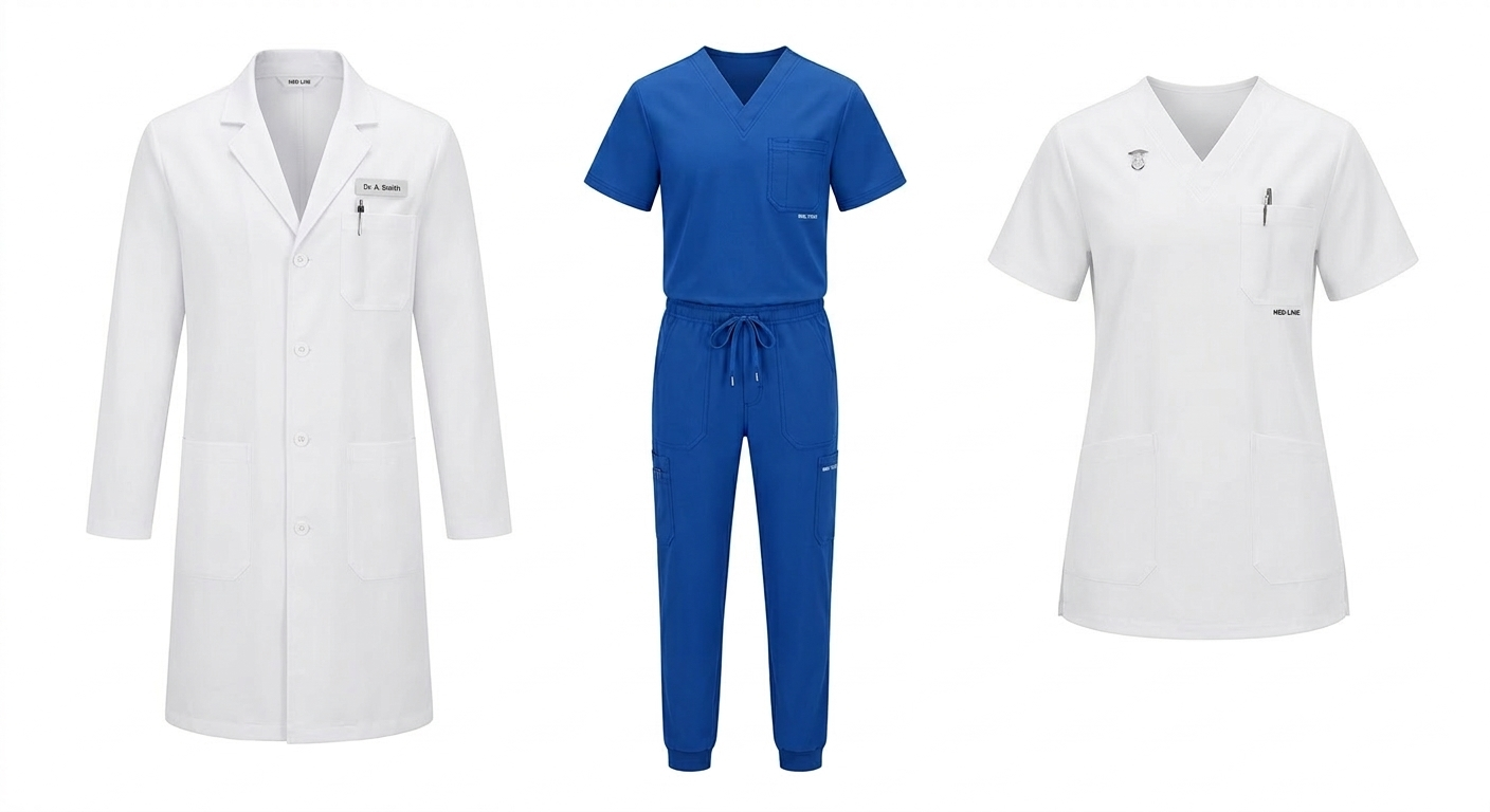 Tenue Médicale Professionnelle — Blouse & Scrubs