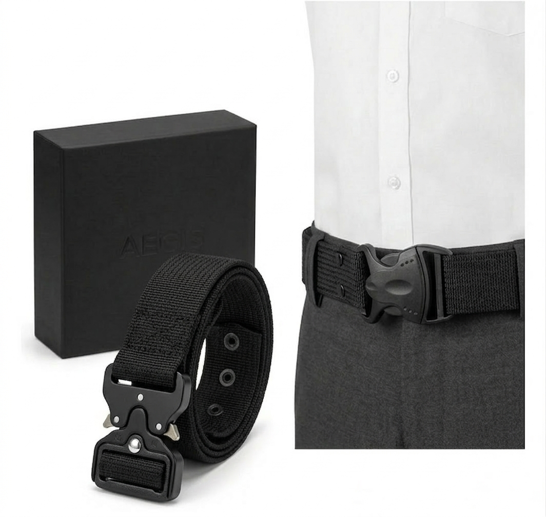 Ceinture Tactique — Nylon & Boucle Rapide
