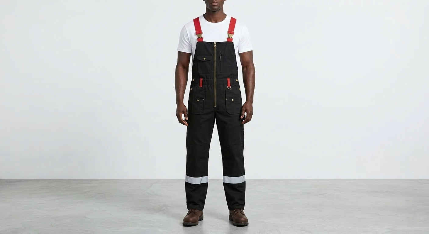 Salopette de Travail — Bretelles & Multi-poches