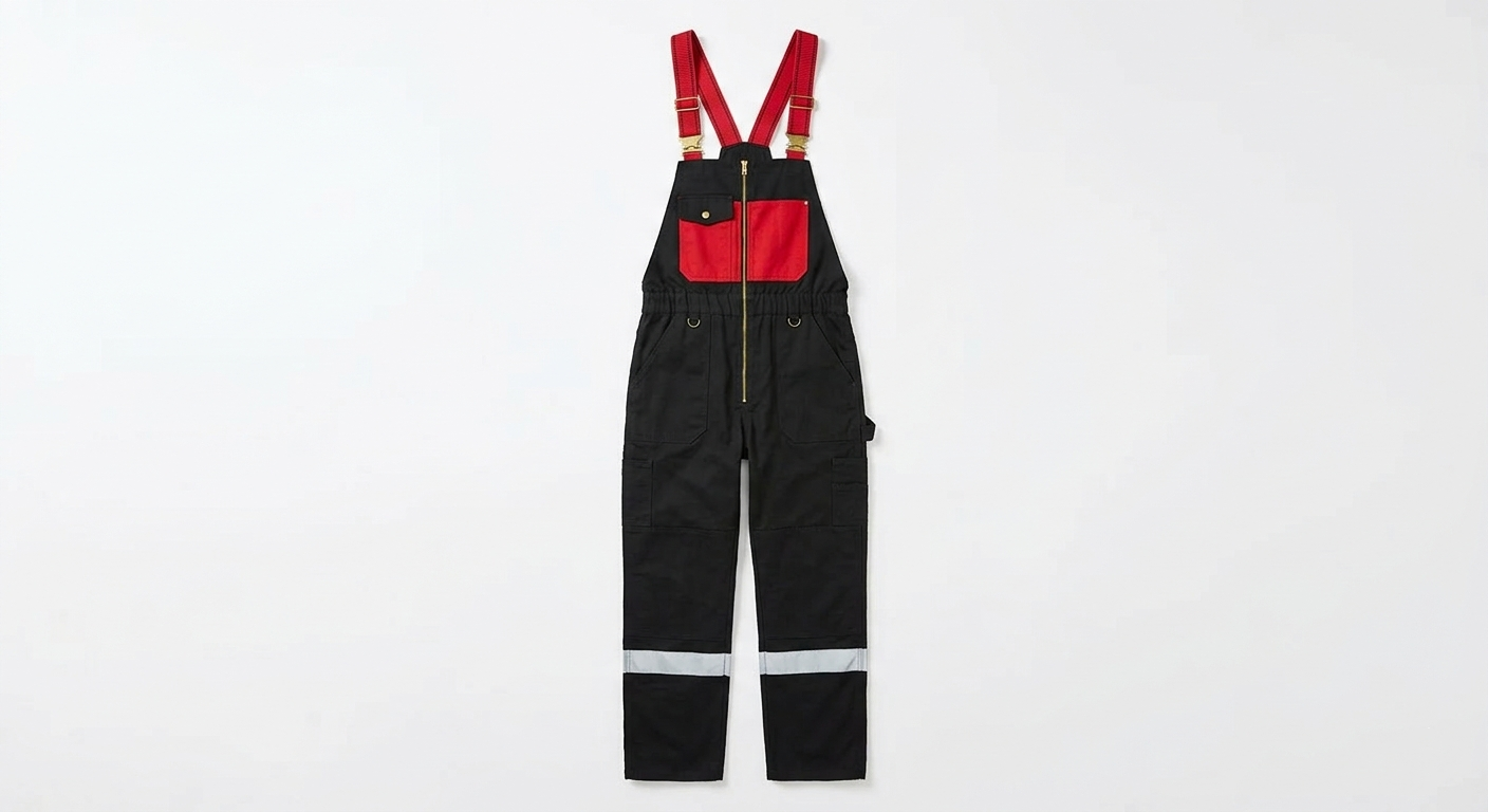 Salopette de Travail — Bretelles & Multi-poches