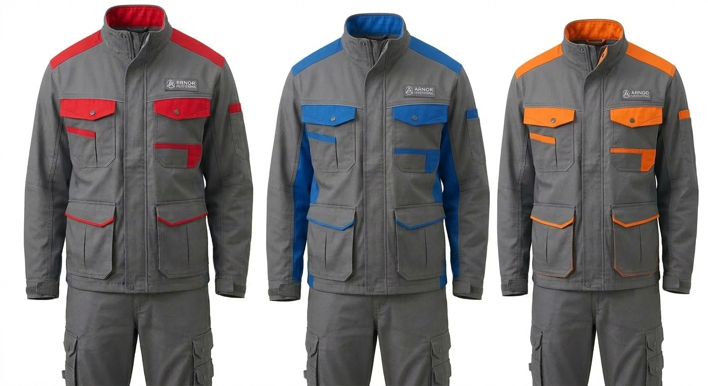 Tenue de Travail 2 Pièces — Veste & Pantalon Cargo