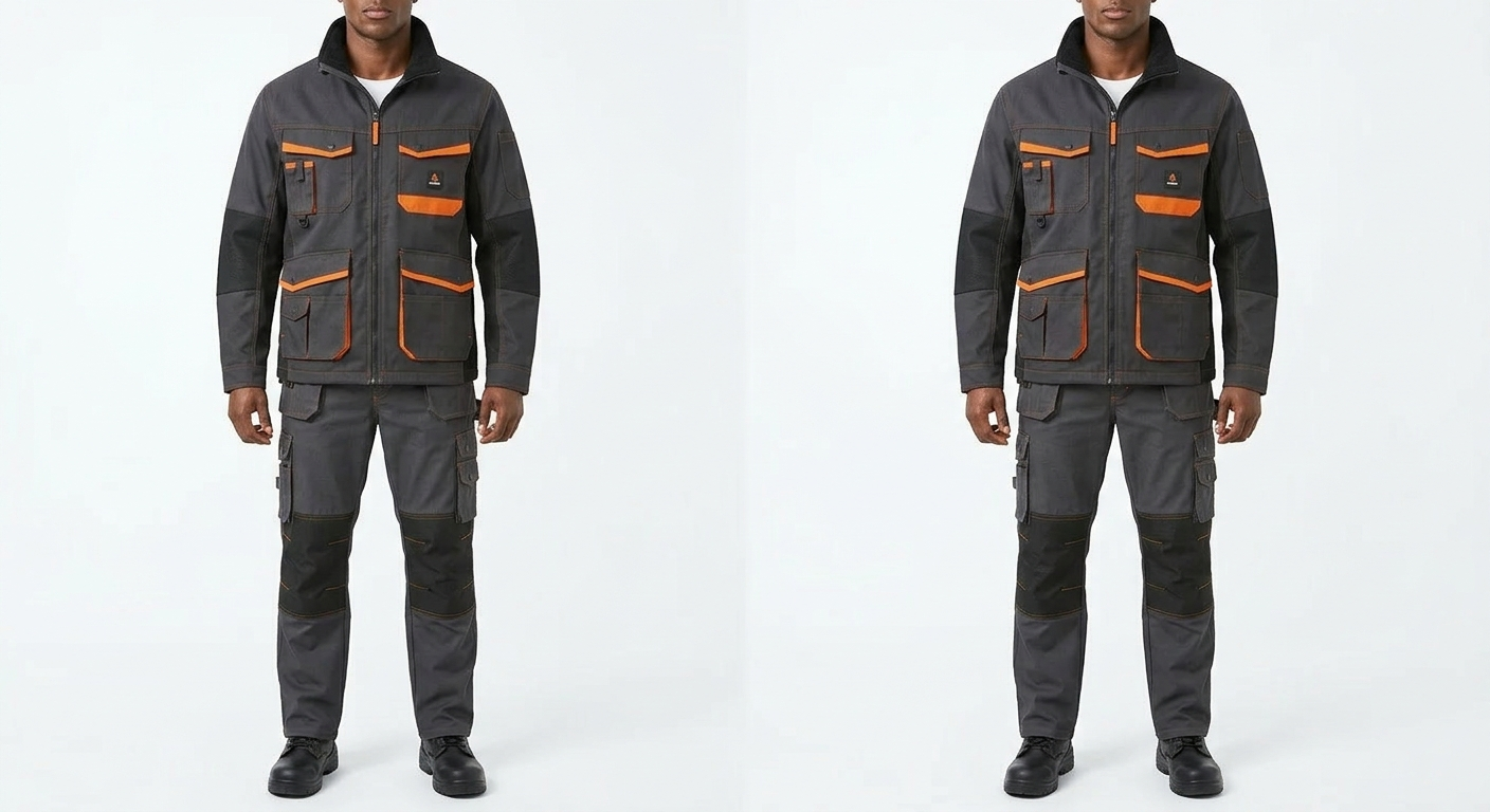 Tenue de Travail Premium — Veste + Pantalon Cargo