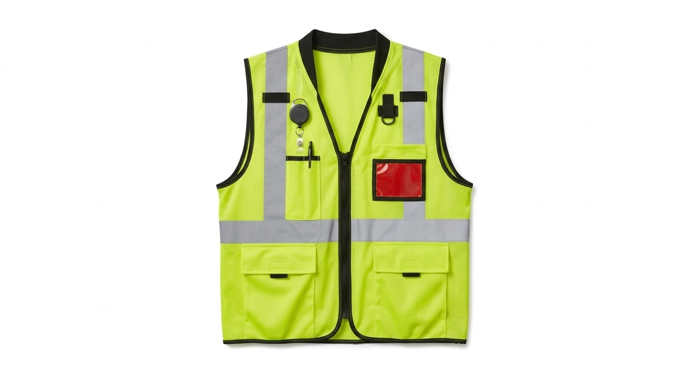 Gilet de Sécurité Haute Visibilité — Multi-poches